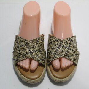 a.n.a. Berkely Sandals Espadrille Slides Womens 6.5 NWOT